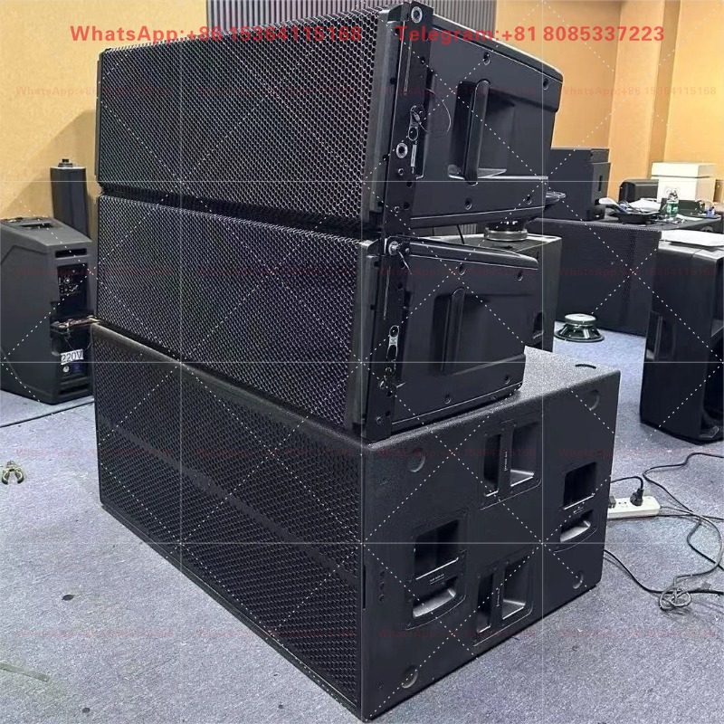 Outdoor Power Line - デュアル12インチ3ウェイアクティブラインアレイスピーカー8000Wハイパワー業務用屋外ステージパワードオーディオサウンドシステム