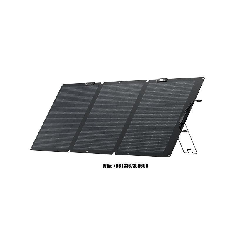 Panel Power Outdoor - 160W ソーラーパネル Ecoflow バッテリー用 ポータブル折りたたみ式発電ボード 家庭用