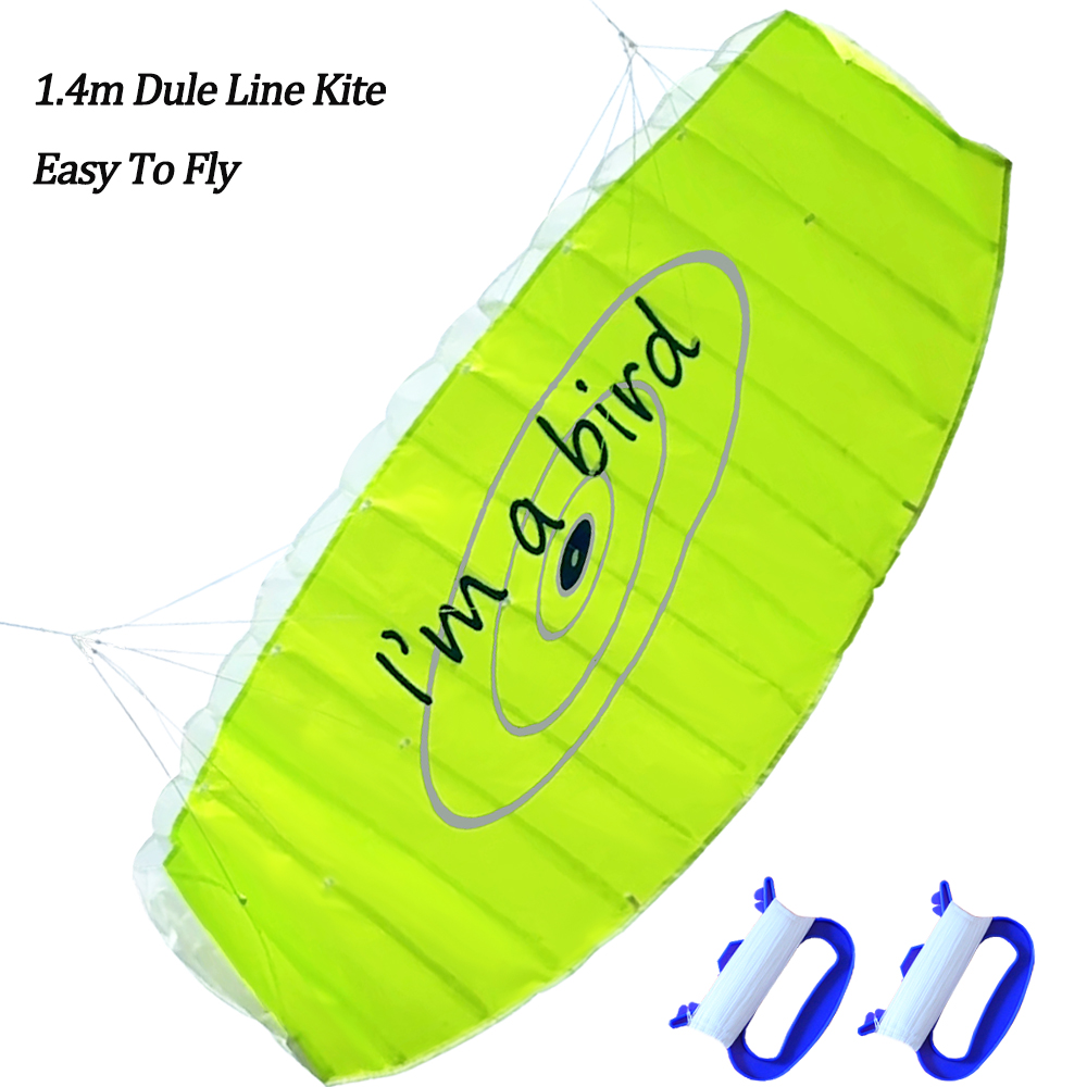 Outdoor Power Line - 新しいアウトドアスポーツ 1.4m パワーデュアルライン パラフォイルパラシュート スポーツビーチカイト 初心者向け