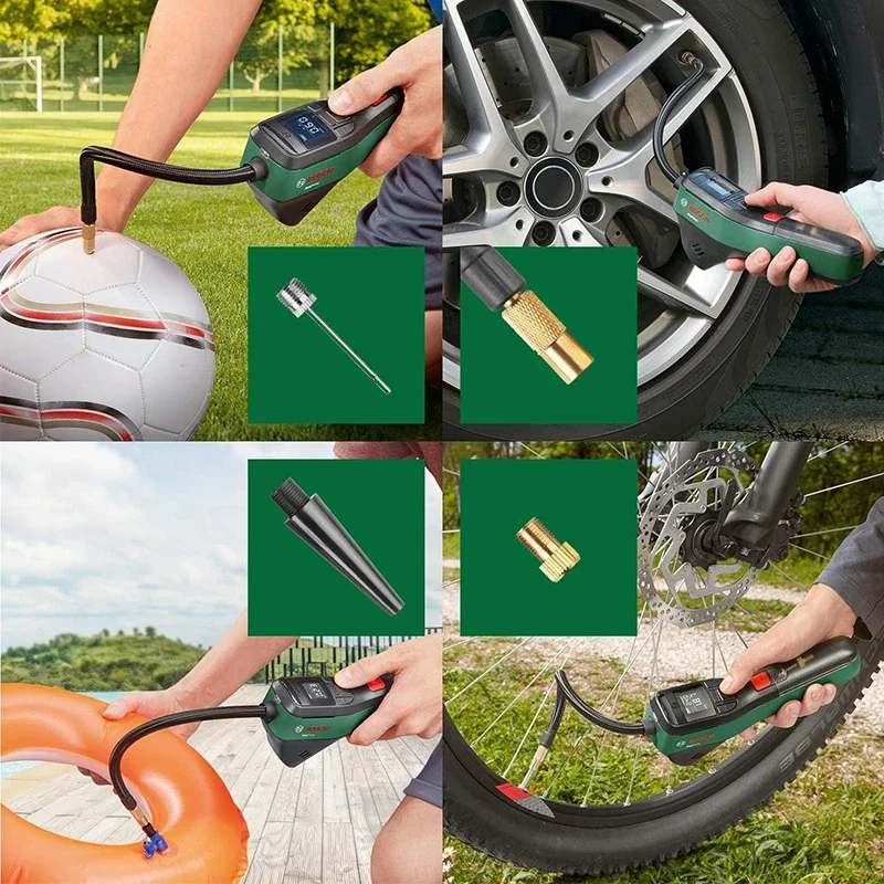 ボッシュ電動エアポンプ ポータブルミニタイヤエアコンプレッサ - Air Compressor Portable のレビューと価格