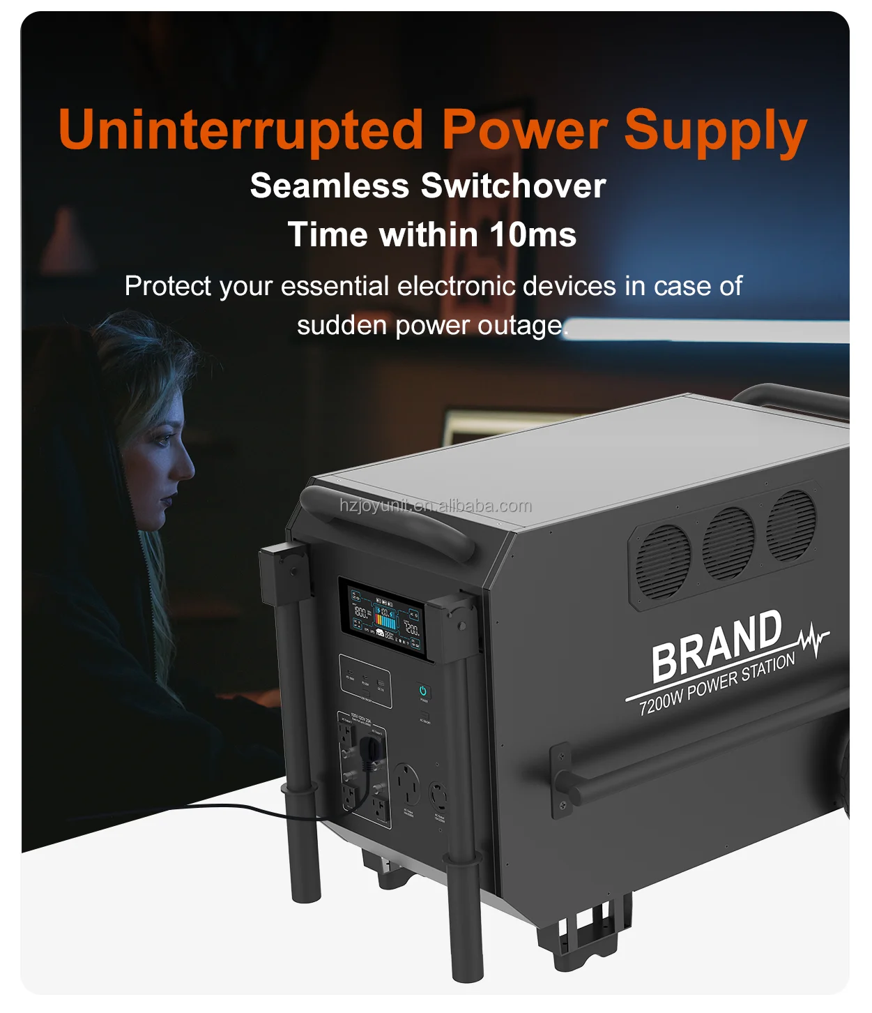 ヘビーデューティー7200Wソーラー発電機ポータブル電源18 - Panel Power Outdoor のレビューと価格