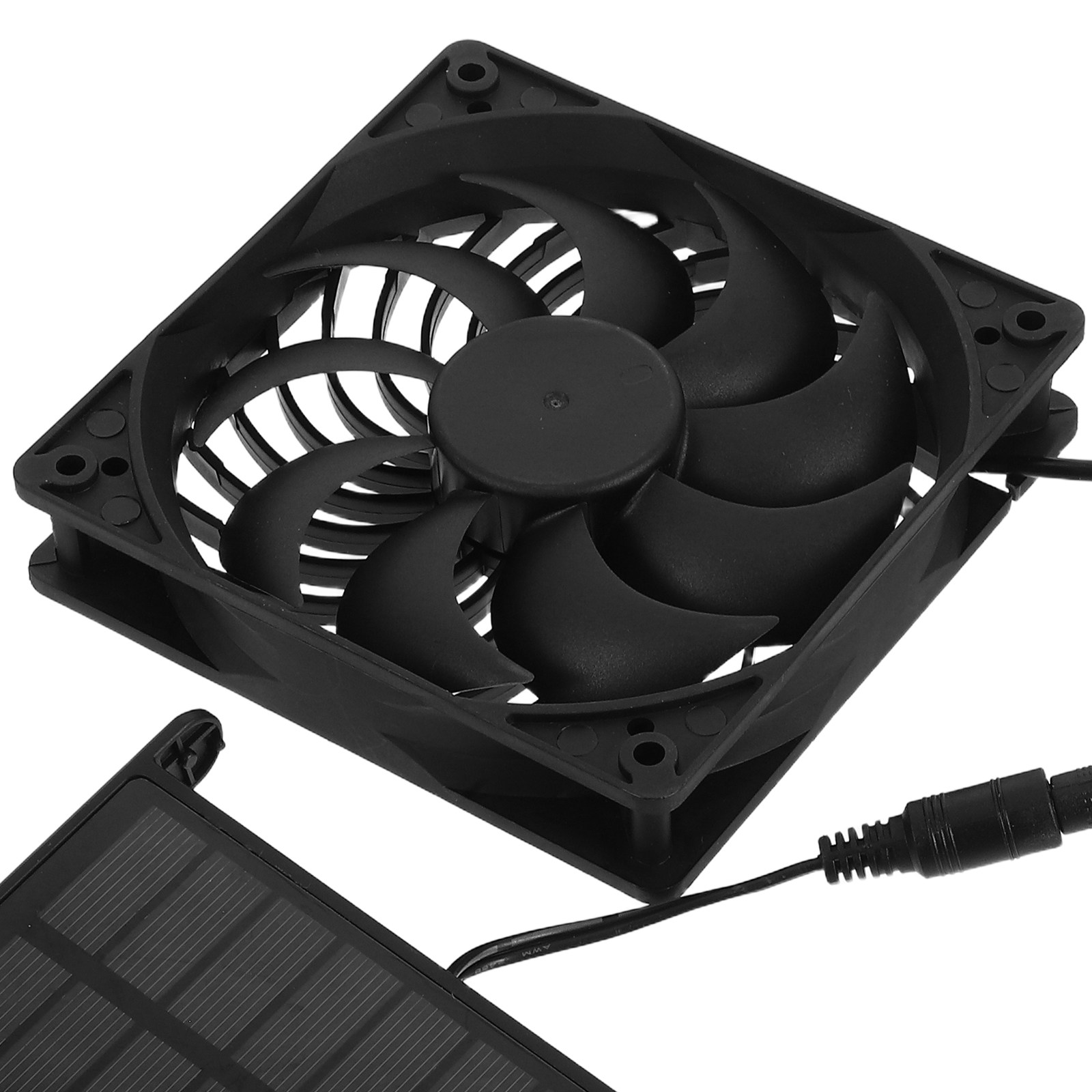 ソーラーファン 3W。ソーラーパネルで駆動。ペット用ハウス、 - Panel Power Outdoor のレビューと価格