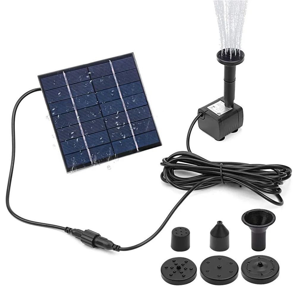 ソーラーパネルキット付きミニ噴水ポンプ,庭のプール,屋内,屋 - Panel Power Outdoor のレビューと価格