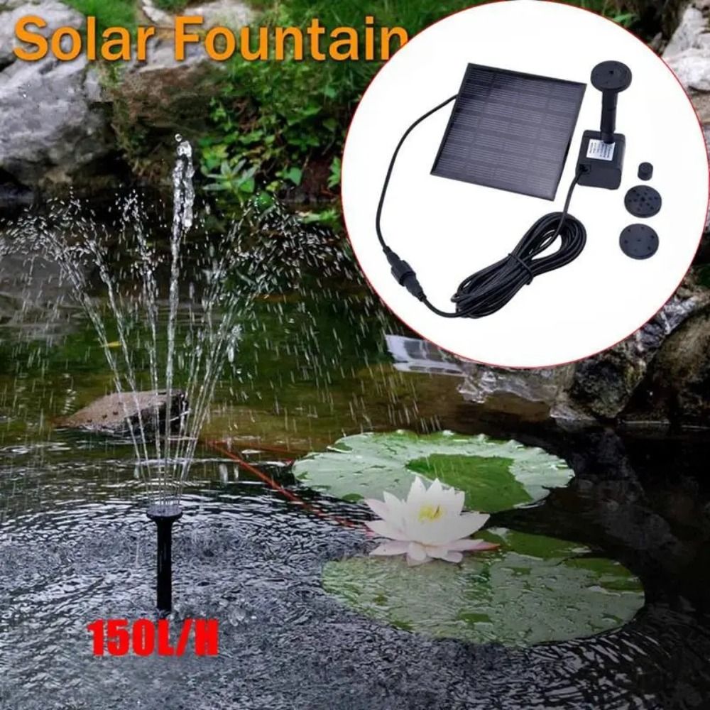 ソーラーパネルキット付きミニ噴水ポンプ,庭のプール,屋内,屋 - Panel Power Outdoor のレビューと価格