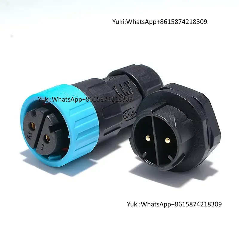 IP68防水LLT M16 2ピンコネクタ オスプラグ メス - Panel Power Outdoor のレビューと価格
