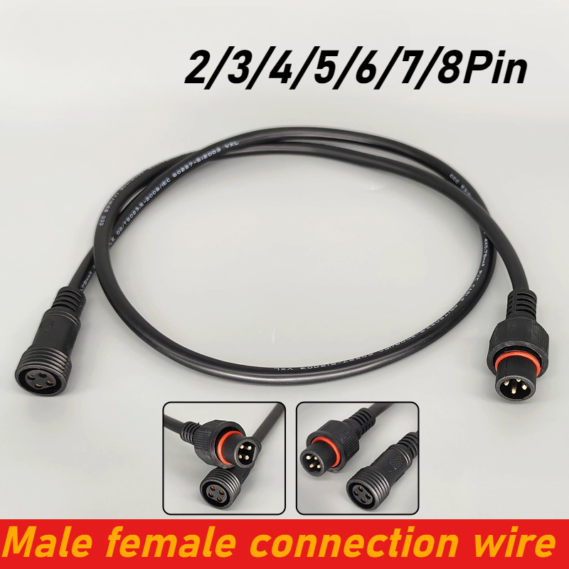 防水IP67規格、屋外用、オス・メスプラグ、2ピン、3ピン、 - Outdoor Power Line のレビューと価格