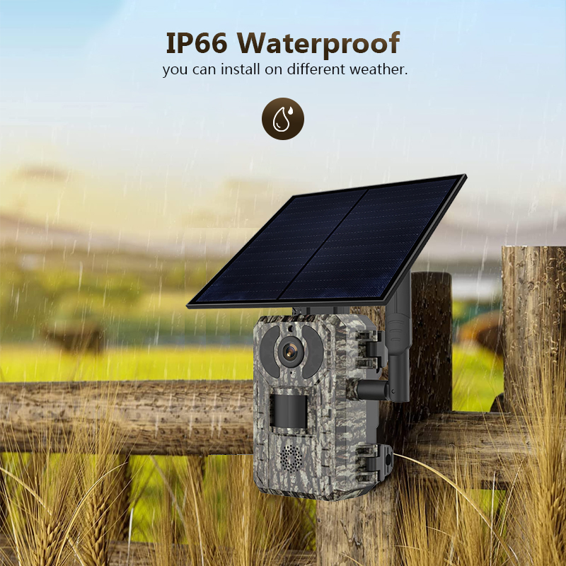 トレイルおよび屋外撮影カメラ,4mp,wifiアプリ,ソーラ - Panel Power Outdoor のレビューと価格