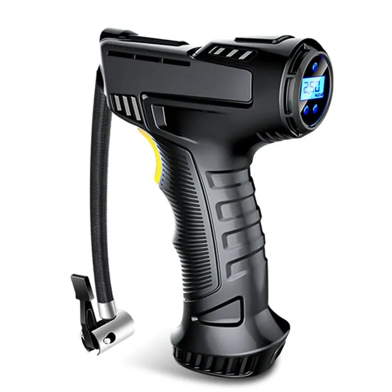 車用エアコンプレッサー 自動充電式 ワイヤレス/有線 タイヤ - Air Compressor Portable のレビューと価格