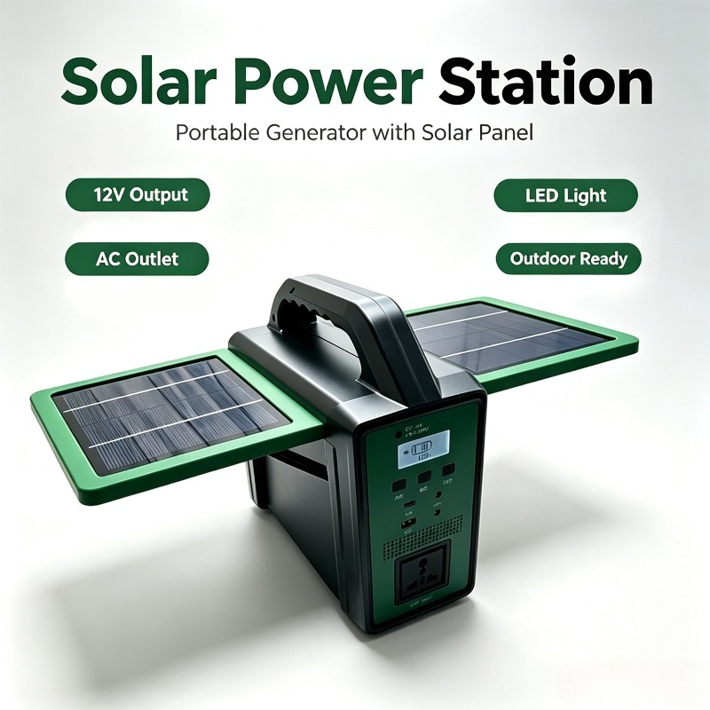 300Wポータブル蓄電ソーラーパネルバッテリー、屋外用ソーラ - Panel Power Outdoor のレビューと価格