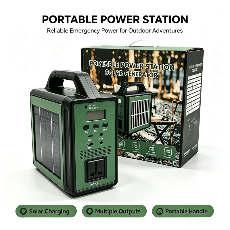 300Wポータブル蓄電ソーラーパネルバッテリー、屋外用ソーラ - Panel Power Outdoor のレビューと価格