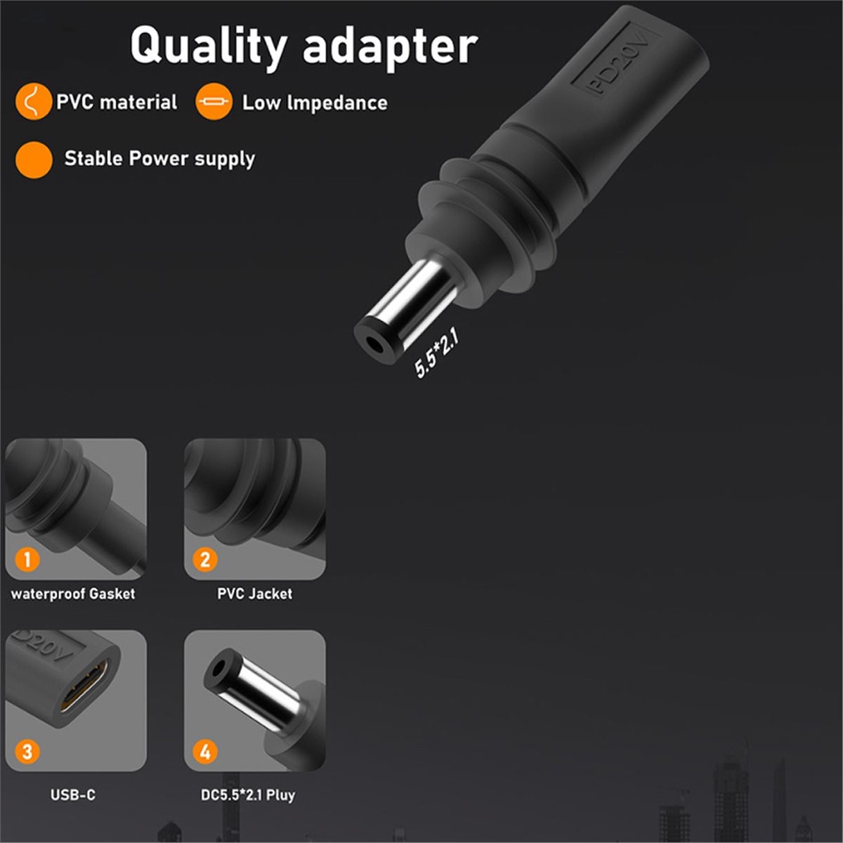 # 72V防水電源アダプター、Starlink Mini用U - Outdoor Power Jack のレビューと価格